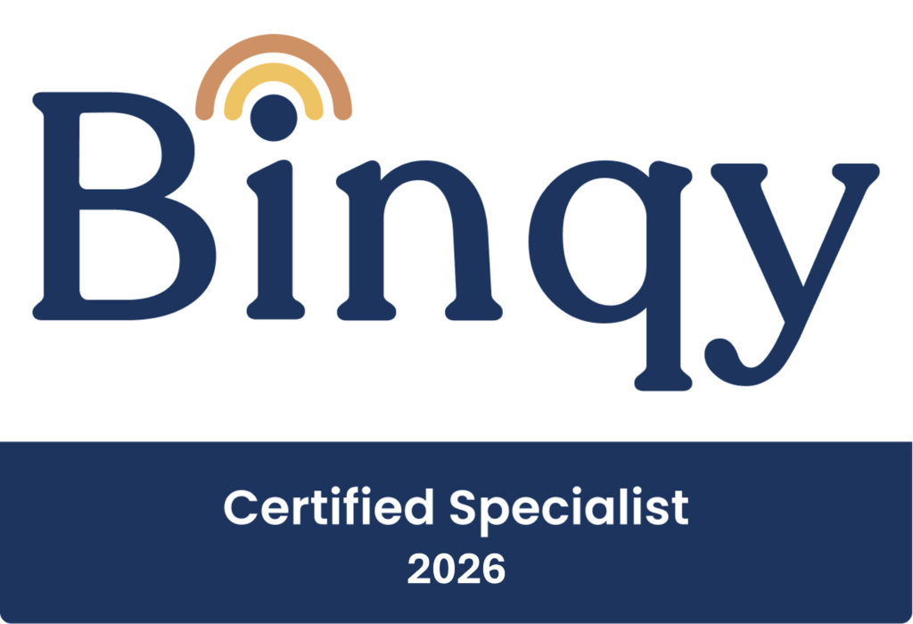 Binqy Certified Specialist 2026 logo